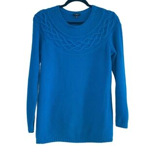 Talbot’s Blue Cashmere Blend Sweater
